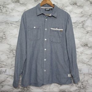 Vans Men’s Long Sleeve Button Down Shirt Size Medium
